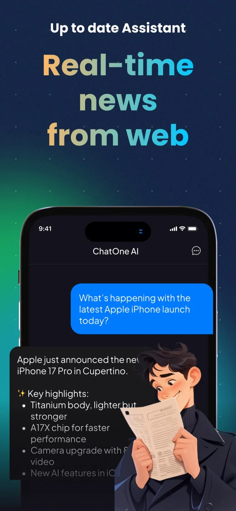 ChatOne image and file analysis interface