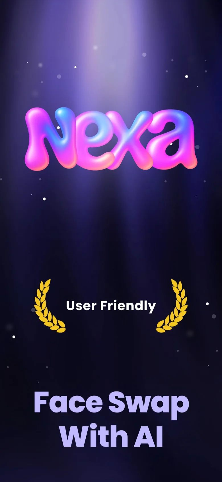 Nexa AI face swap style selection screen