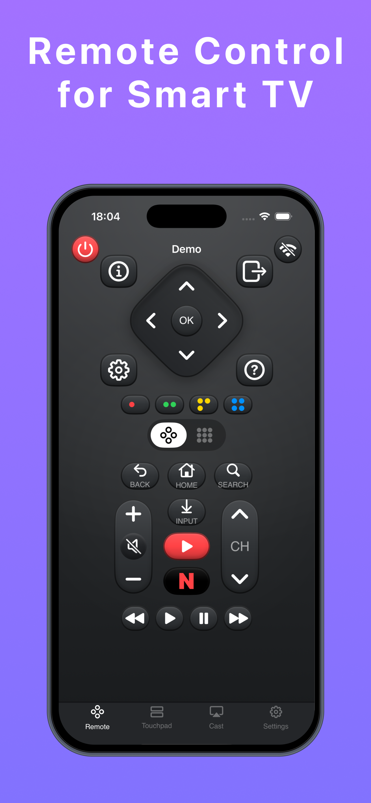 Remote Control app screenshot 1